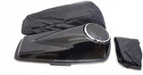 Mutazu 6.5" Slope Speaker Lids with covers for 2014-up Harley Touring Bagger