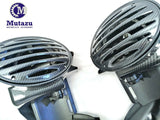 Carbon Fiber Vented Lower Fairing w/ 6x9 Speaker Pods for 94-13 Harley Touring