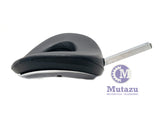 Mutazu Oval Chrome Driver Rider Passenger Backrest for Corbin Seat