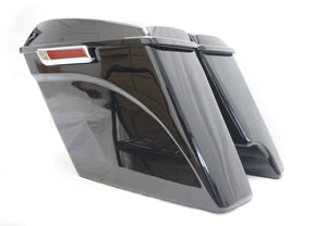Complete 2 into 1  4.5" Extended Stretched Saddlebags for Harley Davidson 2014-UP