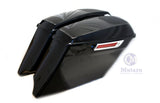 Vivid Black CVO Extended Stretched Bag w/ 6x9 Speaker Lids for 2014 UP Harley Touring