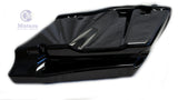 Vivid Black CVO Extended Stretched Bag w/ 6x9 Speaker Lids for 2014 UP Harley Touring