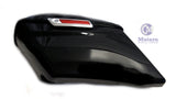Vivid Black CVO Extended Stretched Bag w/ 6x9 Speaker Lids for 2014 UP Harley Touring