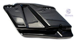 Mutazu Black CVO 4" Extended Stretched Saddlebags for 2014 - UP Harley Touring