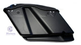 Mutazu Matte Black 4" Stretched CVO Extended Bags for 2014 - UP Harley Touring