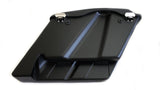 Matte Black 2 in 1 Complete 4.5" Extended Stretched Saddlebags for 93-13 Harley