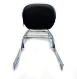 Chrome Sissy Bar Backrest & Luggage Rack for 01-08 Honda Spirit 750 VT750 DC