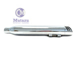 Mutazu Chrome Cannon 4" 2 into 1 Muffler Exhaust Set for 95-2016 Harley Touring