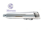 Mutazu Chrome Cannon 4" 2 into 1 Muffler Exhaust Set for 95-2016 Harley Touring
