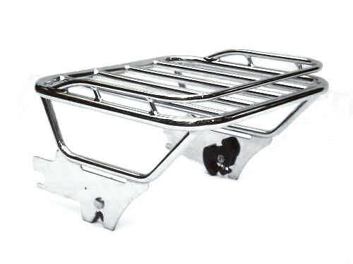 Mutazu Two Up Luggage Rack for Harley Touring Detachable 1997 2008 FLHX FLTR FLH