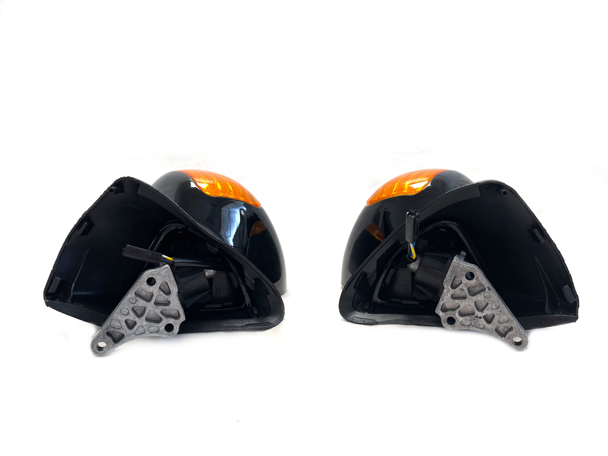 Mutazu Black Assembly Rear View Mirrors for 2001-2012 Honda