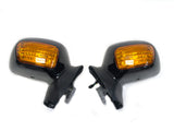 Mutazu Black Assembly Rear View Mirrors for 2001-2012 Honda Goldwing GL1800