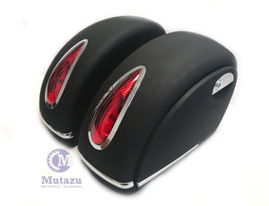 Universal MU Hard Saddlebags - Matte Black