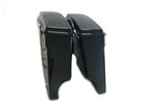 Complete Stock Hard Saddlebags w/ Dual Speaker Lids for 1994-2013 Harley Touring