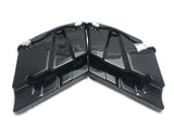 Complete Stock Hard Saddlebags w/ Dual Speaker Lids for 1994-2013 Harley Touring