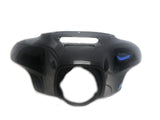 Vivid Black 2014 15 16 & Up Outer Fairing Batwing Upper Cowl for Harley Touring