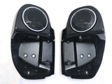 Mutazu Lower Vented Fairing 6.5" Speaker Pods w/ Grills - 2014 up Harley Touring