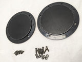 Speaker Rings Adapter with Grill for Mutazu Double DIN Inner Batwing Fairing for Harley Touring 98-13