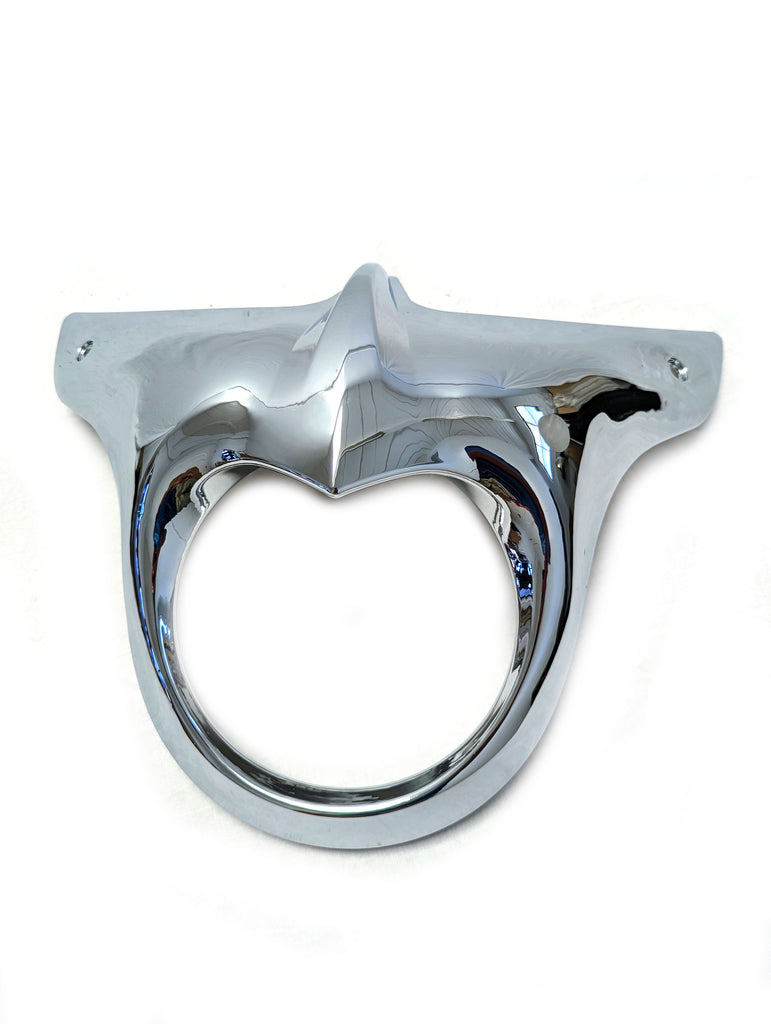 thumbnail image 2 of Mutazu Unpainted Raw Finish Headlight Bezel Scowl – For Victory Cross Country, Raw Finished, Direct Fit 2 of 6