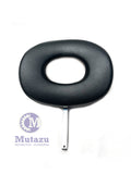 Mutazu Oval Vivid Black Driver Rider Passenger Backrest for Corbin Seat