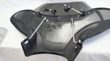 34" Universal Motorcycle Batwing Fairing w/ Windshield w/ Premium mounting brackets