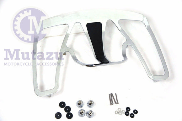 Billet luggage rack with Risers for 2001-2014 Honda Goldwing Gold wing GL 1800