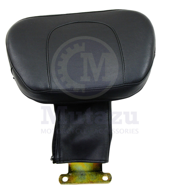 Mutazu Foldable Driver Backrest for Harley Softail Heritage Fat Boy 93-06 DH6
