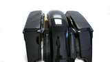 CVO 4" Extended Rear Fender w Dual 6x9 speaker lids Saddlebags for 93-08 Harley