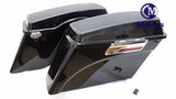 Mutazu Complete Saddlebags set w/ Dual 6x9 Speaker Lids for Harley Touring (94-13)