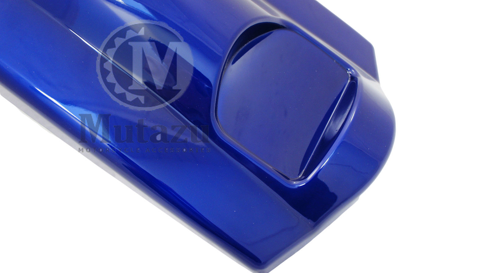Mutazu Cobalt Blue Extended Stretched Fender Overlay fits Harley