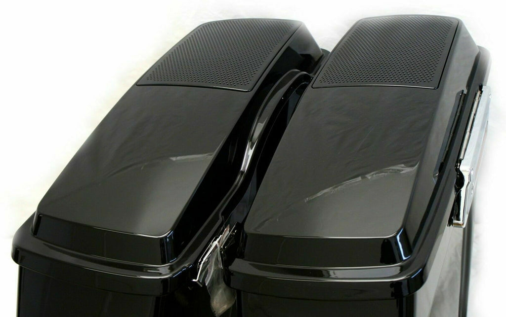 thumbnail image 2 of TCMT Stretched Saddlebags With 6x9 Speaker Lids – For Harley Touring Road Glide 1993-2013 2 of 6