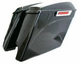 Mutazu CVO 2 in 1 Cut Out Stretched Extended Rear Fender w/ saddlebags set 14-20