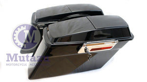 Mutazu Complete Saddlebags w/ 6"x9" Speaker Lids for Harley Touring Models (94-13)