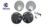 6.5" Saddlebag Speaker Lid Grills Grill set for INDIAN Chieftan Roadmaster 14-18