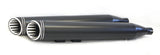 4" Roaring Series MF-45 Angle Deep Cut Billet End Tips Caps
