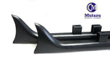 Mutazu 36" Matte Black Fishtail Exhaust Slip On Mufflers 95-16 Harley Touring