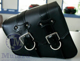 Black PU Leather Left Side solo saddleBag Saddle Bag for Harley Sportster