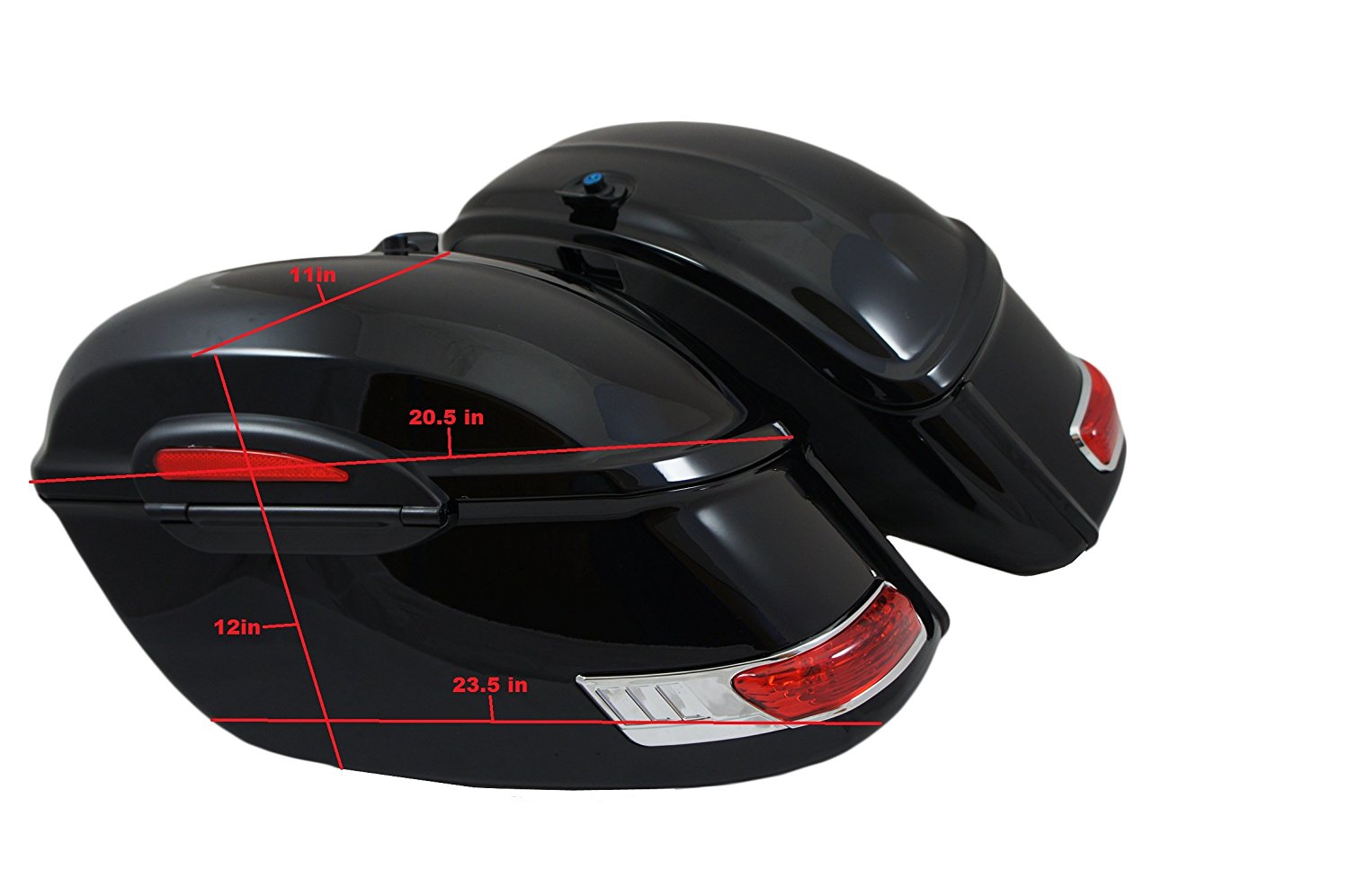 Universal RS Hard Saddlebags - Cobalt Blue – Mutazu Inc.