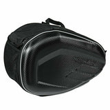 Motorcycle Expandable Saddle Bags Saddlebags W Rain Cover Carbon Fiber Look