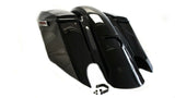 7" Angled Extended Saddlebag w/ Extended Rear Fender for 2014 up Harley Touring