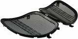 Mutazu Black Tri-Line Speaker Grills Cover Trim For Road Glide FLTRX 15-19