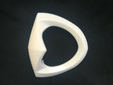 Unpainted  Mutazu Raw White Headlight Bad Boy Bezel Scowl for Victory Cross Country