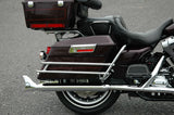 Mutazu 36" Black Fish tail Exhaust Slip On Mufflers 95-16 Harley Touring Bagger