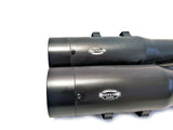 MUTAZU 4" Competition 2.0 Megaphone Slip-On Mufflers Exhaust for 95-16 Harley