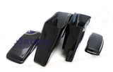 2 Into 1 Rear CVO Style Fender System w/ Extended Saddlebags For Harley Touring Electra Glide 2014-2020