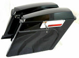 Mutazu CVO 4" Extended Rear Fender w/ LED + Saddlebags for 93-08 Harley Touring