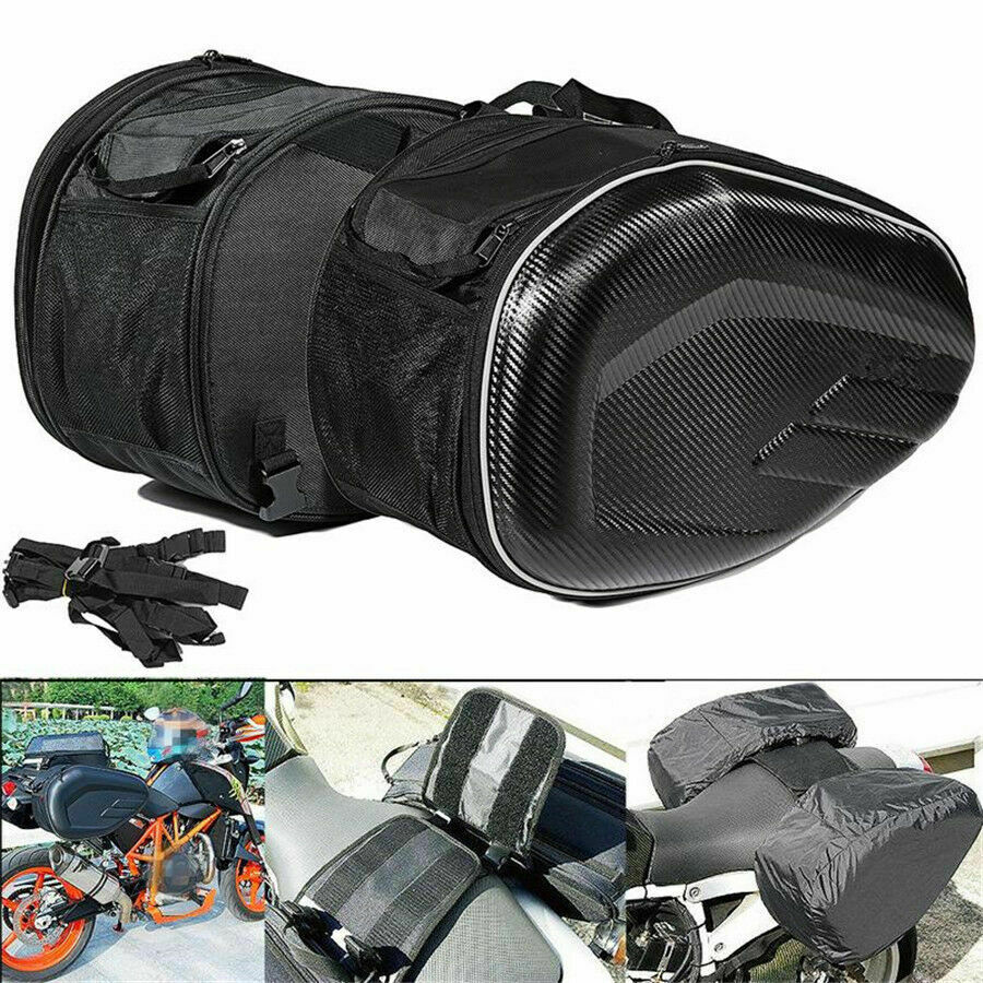 9L Waterproof Motorcycle Tail Bag Multifunction Motorbike Back Seat Bag  Moto Rear Seat Trunk Motorbike Shoulder Crossbody Bag