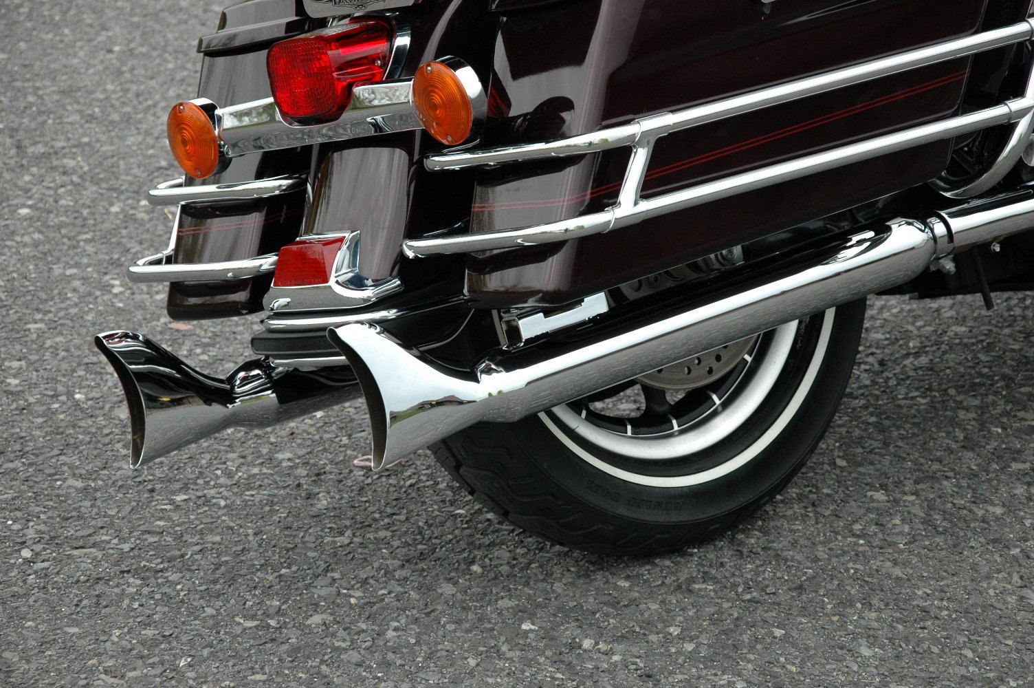 Paire De Silencieux échappement Fishtail 36" Pour Harley Touring Road King 1995-2016