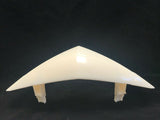 Unpainted  Mutazu Raw White Headlight Bad Boy Bezel Scowl for Victory Cross Country