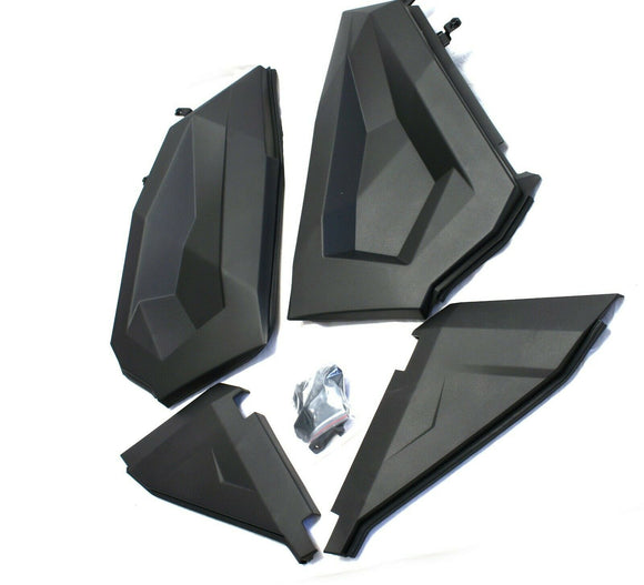 Front Lower Door Panel Inserts Kit For 14-19 Polaris RZR 900 1000 XP S Turbo